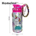 Diy Water Bottle Kit for Girls Sparkling Water Bottle Kit 17oz with Keychain Stickers Perfect Gift for Girls 6-12 Leak-proof Bottle for School Travel Sports Arts Crafts Set Birthday Christmas. 