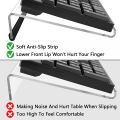 Acrylic Keyboard Holder,Acrylic Tilted Computer Keyboard Holder Clear Keyboard Stand for Ergonomic Typing Office Desk B. 