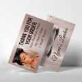 50 Pcs Double Side Print Custom Card for business Thank You for Your Order Card Praise Labels for Small Businesses Decor Gift packaging. 