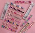 Pack of 12- Nails Set For Women With 12 Extra Nails Stickers. 