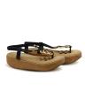 Black Leather Ladies Wedge – 018. 