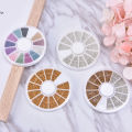 3D Micro Beads Nail Art Rhinestones Caviar Tips Decoration Manicure DIY Wheel MJ. 