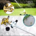 360° Rotary Zinc Alloy Garden Sprinkler with Spike – Water Irrigation Sprayer for Lawn & Yard. 