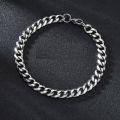 Black/Silver/Golden Cuban Link Chain Wrist / Hand Bracelet for Men / Boys - Mens Jewellery. 