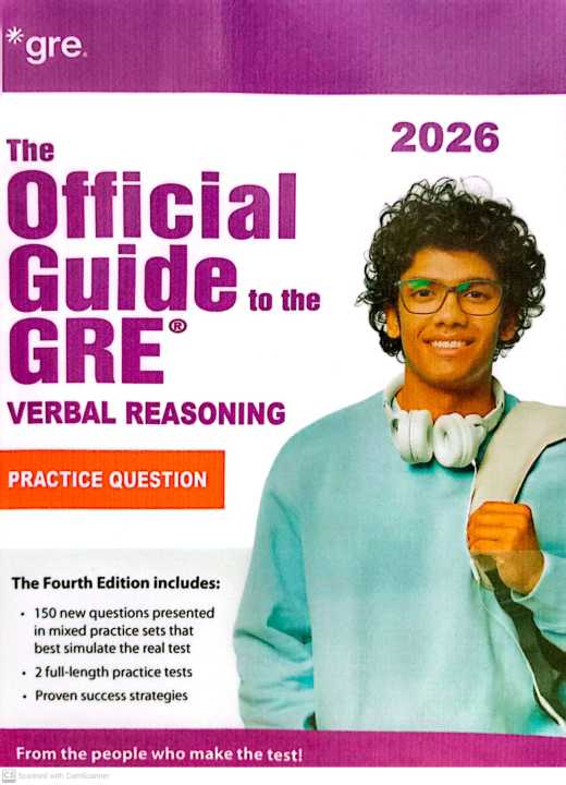 Official GRE Verbal Reasoning Practice Questions 4th Edition | Daraz.pk