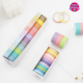 Cute Scrapbooking Solid Color Washi Tape Set 12 Pcs Decorative Masking Tape Adhesive Tape. 
