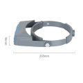 Head-Mounted Magnifying Glass Optical Earphones Magnifying Glass Mobile Phone Repair Reading,1.5X 2X 2.5X 3.5X Durable Easy to Use Reusable. 