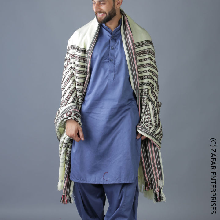Shawl For Men & Boys | Boski Yellow Tharri / Wadera Shawl