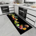 Fruit And Vegetable 3D Print Pattern Non-slip Kitchen Rugs Kitchen Floor Mat Hallway Entrance Door Mat Bathroom Carpet Alfombra. 
