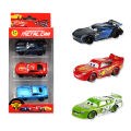 3 Pcs Set - Piston Cup Lightning Mcqueen Alloy Metal Diecast Cars Vehicle Toys - For Kids Boys Girls Car Die Cast. 