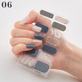 Nail Stickers Fashion Nail Polish Self Adhesive Manicure Decoracion Nail Strips Nail Sticker Set Nail Accesoires Hudduo. 