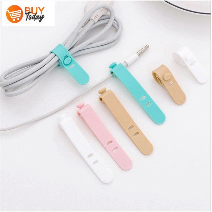 Silicone Cable Straps High Performance Hook Loop Data Cable Winder Cable Organizer Cable Ties