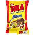 Tola Milk Chocolate and Caramel Wafer 310 gram Pouch (20 Mini Bars of 15.5 gram) (Made in Saudia Arabia). 