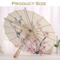 Art Umbrella Chinese Silk Cloth Umbrella Classical Style Decorative Umbrella  Paper Painted Parasol Umbrella. 