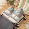Travel Shoe Storage Bags 5/10 PCS – Non-Woven Dust-Proof Drawstring Organizer with Transparent Visual Window, Breathable Design, Waterproof Pocket, Portable Hanging Bag for Shoes, Clothing, Accessories, Luggage, Closet, Home, Dustproof Organizer Pouch. 