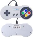 USB SNES Controller Gamepad (2-Pack) – Classic Super SNES Wired Joystick with 10ft/3m Cable – Retro Gaming Controller for PC, Mac, Raspberry Pi & Emulator – Ergonomic Design with Responsive Buttons – Plug & Play for Smooth Gameplay Experience. 
