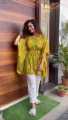Ghazifabric stitched printed  kaftan shirt 1 piece ready to wear  only shirt piece (Uk series 675439-98/7). 