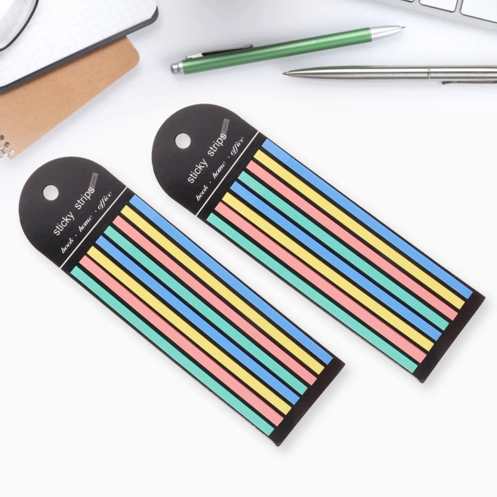 4 Books Sticky Notes Tags Annotation Supplies Cases Transparent Tabs Duct Tape Strip Sentence Strips