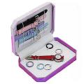 6 in 1 Interchangeable Watch Set For Girls - Multi Color Strap. 