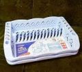 LAVENNA two layer double tier dish rack PURE Plastic plate rack Kitchen Sink Dish Stand utensils washing rack kitchen dish drying rack plastic dish drainer deluxe lavenna multicolor. 