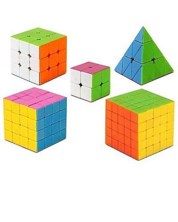 Product details of Rubik Cube 2X2,3X3 ,4X4,5X5 And Pyramid Cube – Pack ...