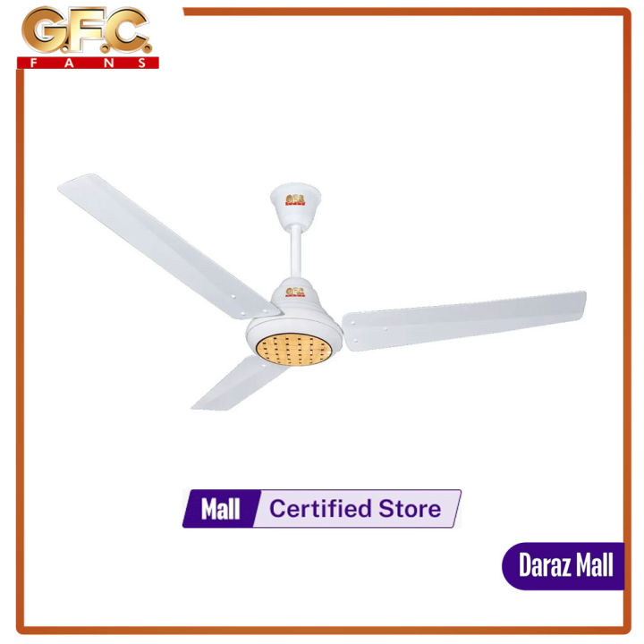 GFC Ceiling Fan AC 30 Watts RAVI Model 56'' Energy Saver Inverter Fan Energy Efficient Electrical Steel Sheet and 99.9% Pure Copper Wire Brand Warranty