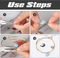 3-12mm Gold Sier Color Loops Open Jump Metal Split Rings Connectors For Diy Jewelry Finding Making Accessories Supplies. 