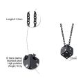 Vnox Men's Cool Cube Dice Style Stainless Steel Male Lucky S For Him Jewelry. 