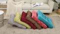 Floor Cushion (Pack of 2) Velvet filled with Ball Fiber Polyester. 