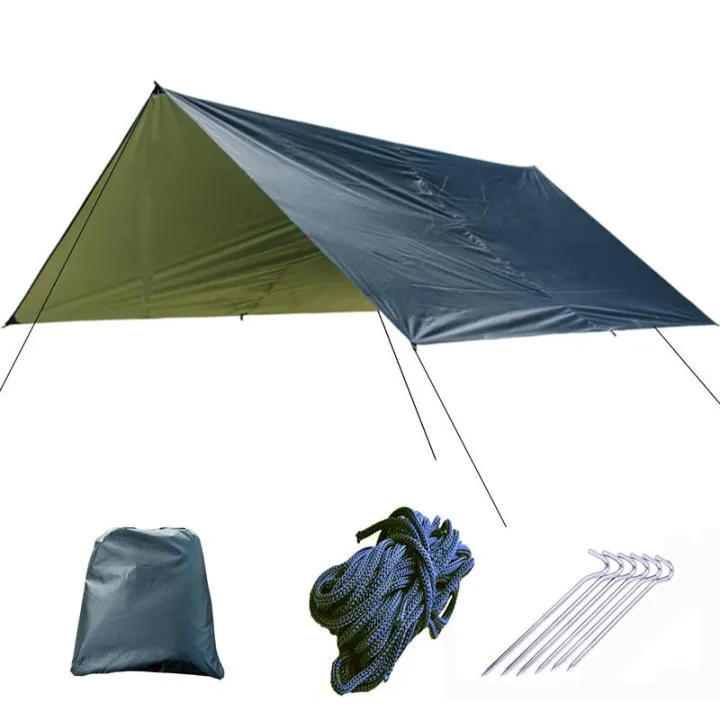 Camping%20tent%20outer%20/Rain%20Tarp%20/Double%20outer%20for%20tent/%20Parachute%20cover/TOP%20Covers%20/WITH%20NAILS%20AND%20ROPE%20,BASE%20OR%20SHADE%20FOR%20CAMPING%20TENT%20WATER%20PROOF%20SHEET%20FOR%20CAMPING%20TENT%20CAMPING%20TENT%20OUTER%20%20BROWN%20COLOR%20-%20Image%203