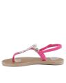 Maya Traders Pink Imported Italian Design Fancy Women's Stylish Flat Sandals - Comfortable Party & Casual Wear - S01. 