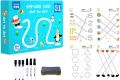 Children's Pen Control Training Set, Pen Control Training Kindergarten Children Erasable Pen Concentration Training Set - One Exercise Book, One Eraser and Six Pens 5ml. 
