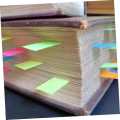 Transparent Sticky Note (Paper Flag) 5 Colours Prompt,Arrow Shape Sticky notes Sticky Notes Flag Multi Color Index Tabs Adhesive Strips Writeable Labels  sticky note cute. 