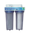 Water Filter 2-stage / Transpert  and Coloured Bottle. 