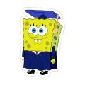 Spongebob Sticker - 3 inch x 2 inch. 