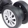 4Pcs Suitcase Luggage Universal 360 Del gree Swivel Wheels Trolley Wheel Tools. 