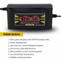 12V 6A Automatic Smart Fast Car Battery Charger Power Supply with Display Screen EU Plug. 