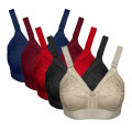 Women's Soft Cotton Bra – Seamless, Non-Wired, Adjustable Straps, Cup Size B. 
