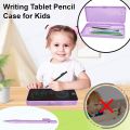 LCD Writing Slate Pencil Box – Smart Digital Drawing & Writing Board with Storage Case, Erase Button & Stylus Pen for Kids, Students & Office Use. 