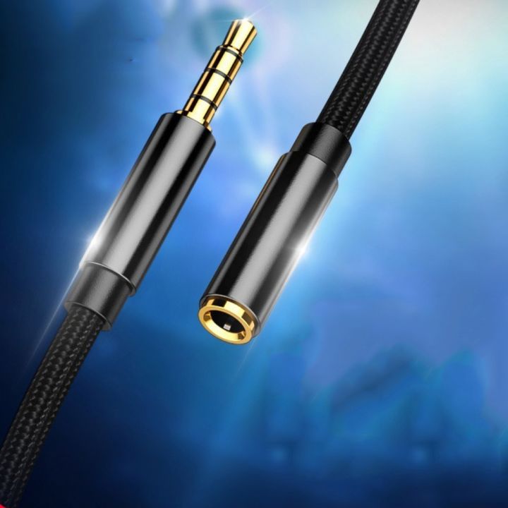 Anti-Interference Lossless Transmission Male To Female Speaker Extender Cord 3.5mm Audio Audio Extension Cable Headphone Cord Data Connection Cable AUX Cable