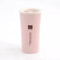 Portable wheat straw plastic Double layer coffee cup. 