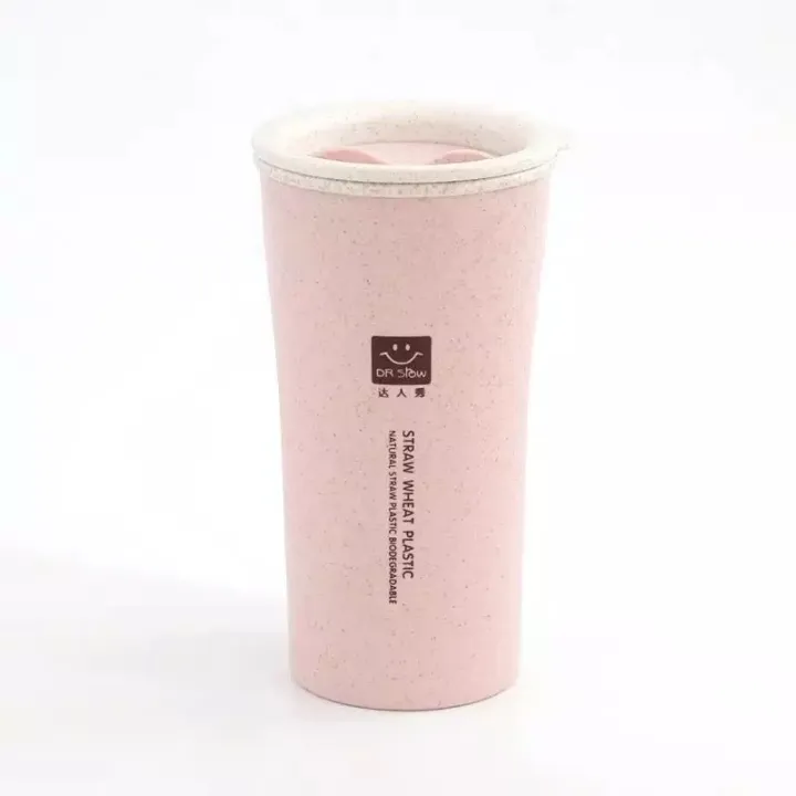 Portable%20wheat%20straw%20plastic%20Double%20layer%20coffee%20cup%20-%20Image%202