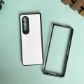 ZFOLD4 Folding Phone Case Heat Transfer Mobile Phone Case Sublimation DIY Blank Mobile Phone Protective Case PC Hard Shell. 