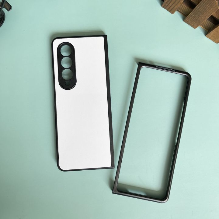 ZFOLD4 Folding Phone Case Heat Transfer Mobile Phone Case Sublimation DIY Blank Mobile Phone Protective Case PC Hard Shell