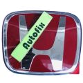 Honda Civic 2004 Acrylic Front Grill Type R logo red n Silver 01 PC. 
