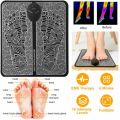 EMS Foot Massager - Electric Foot Massager Mat - Muscle Stimulation Foot Massager Pad For All - Folding Portable Feet Massage Machine, USB Rechargeable. 