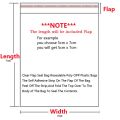 100pcs Transparent Self Adhesive Plastic Seal OPP Bags Jewelry Packaging Bag Wedding Favor Pouch Gift Bag. 