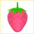 New Strawberry Squishy Color Change Simulation Fruit Decompression Key Chain Jewelry Cartoon Slow Rebound Decompression Pendant.