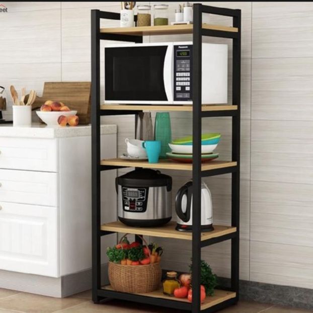Kitchen%20Storage%20Shelf,%20Microwave%20Stand,%20Kitchen%20Storage%20Rack,%20Large%20Capacity,%20Multi-Functional%20Floor-Standing%20Multi-Layer%20Storage%20Rack%20Mr.%20Carpenter%20-%20Image%203