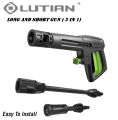 LUTIAN - LT306-1800C -  140 BAR HIGH CAR PRESSURE WASHER - 1800 WATTS -AUTO START - SELF PRIMING - PORTABLE- 2 IN 1 GUN ( LONG & SHORT). 